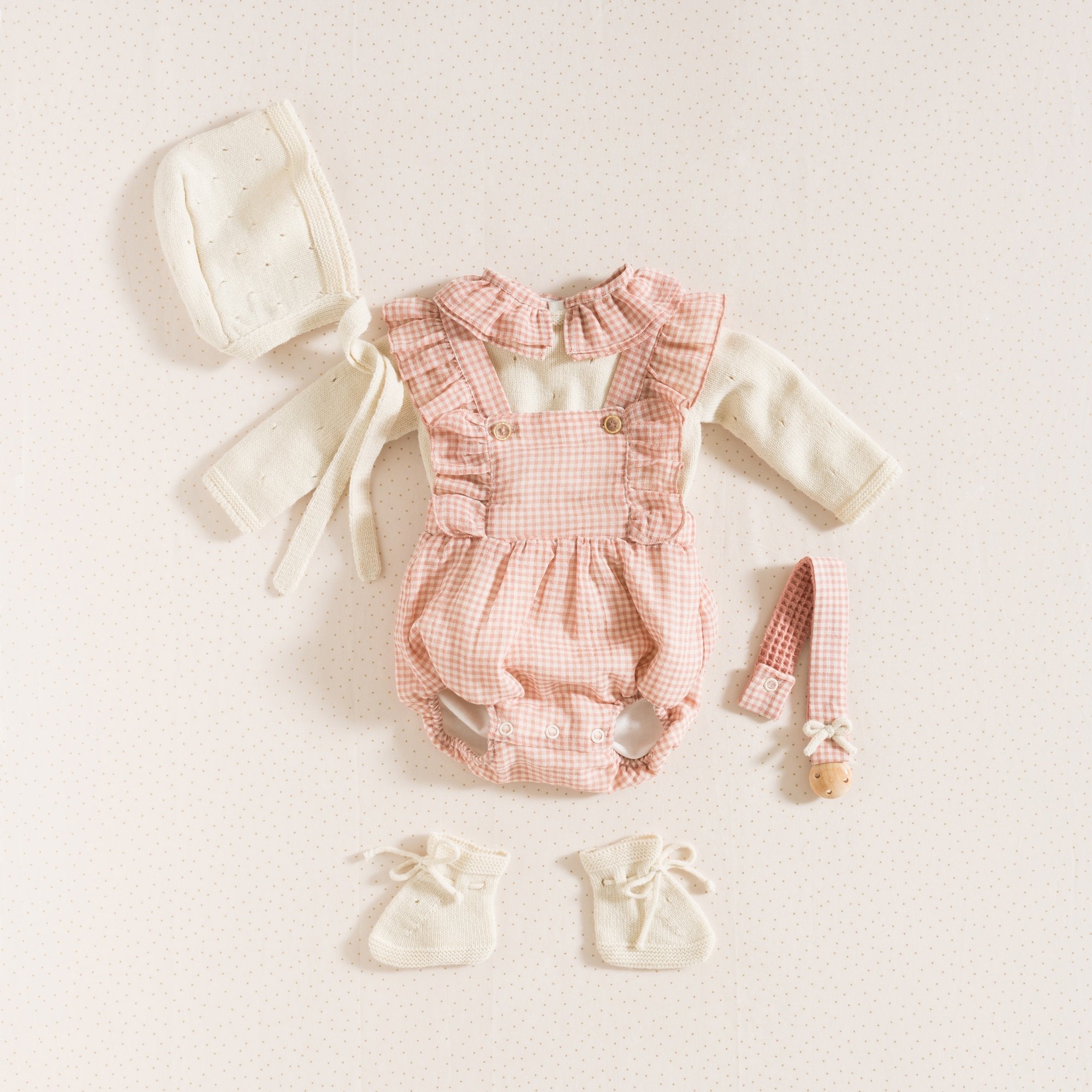 Pink Vichy Bodysuit