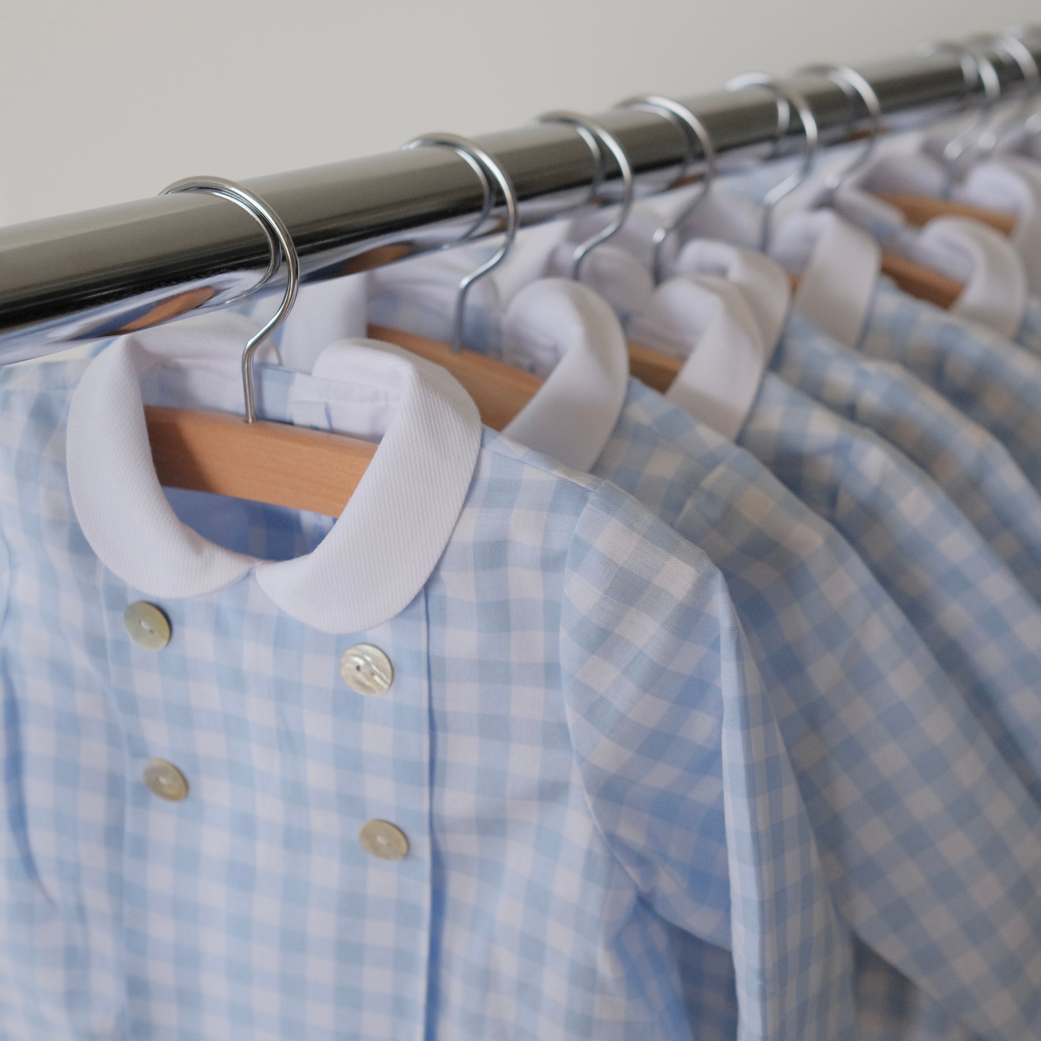 Gingham Shirt with collar