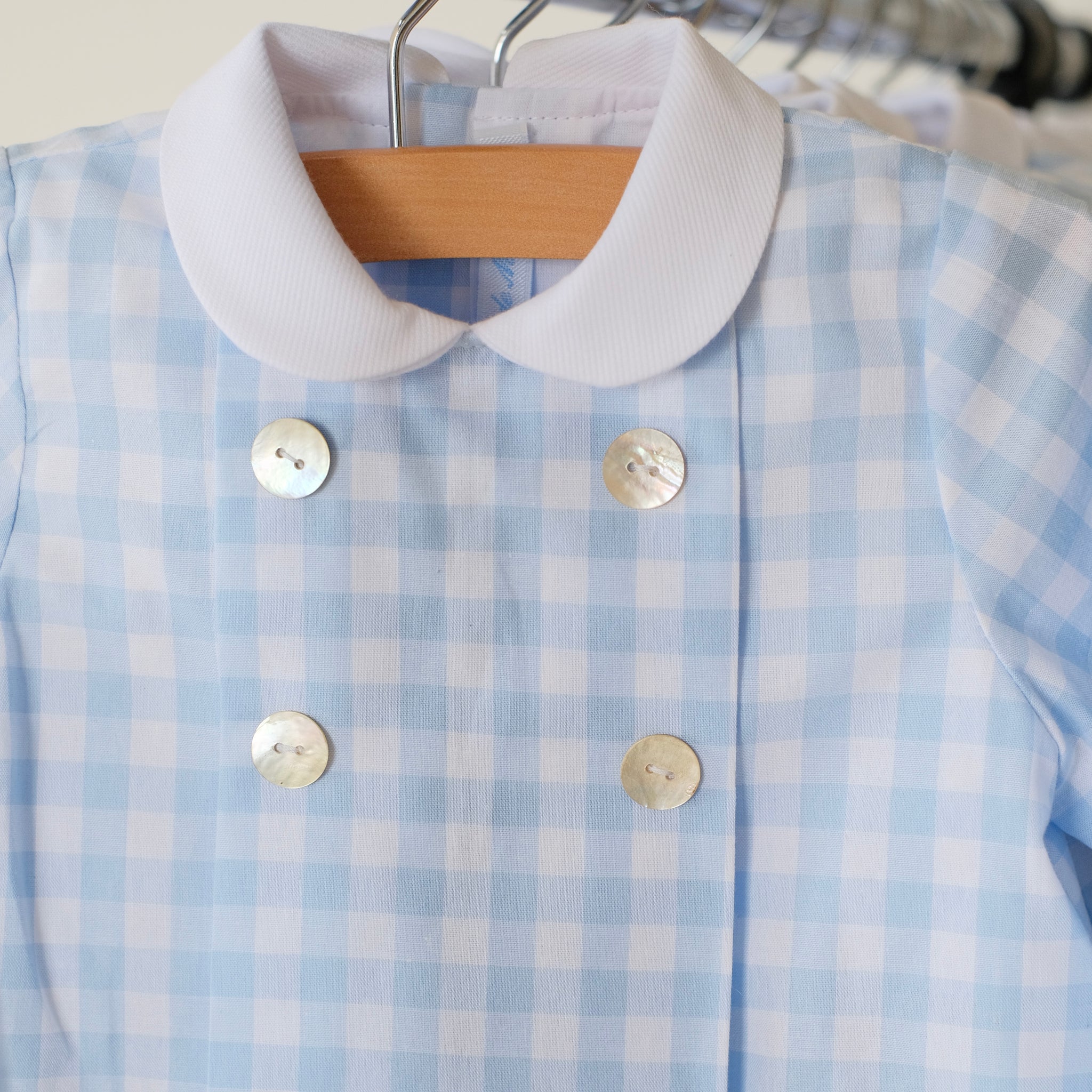 Gingham Shirt with collar