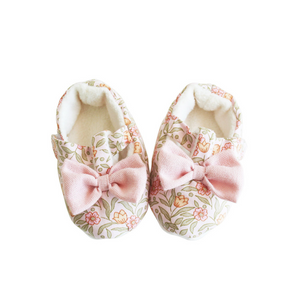 Bow Booties - Blossom Lily Pink