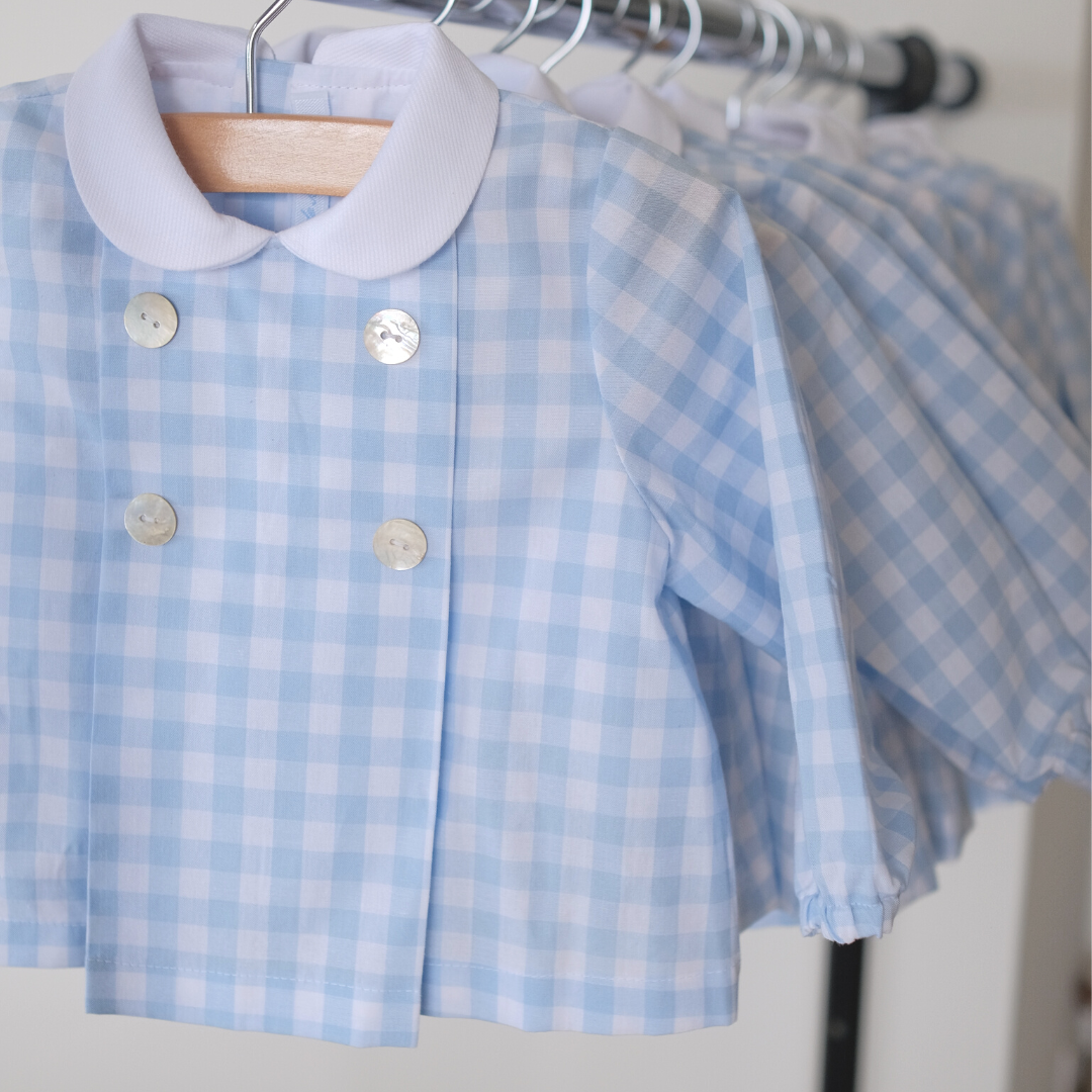 Gingham Shirt with collar