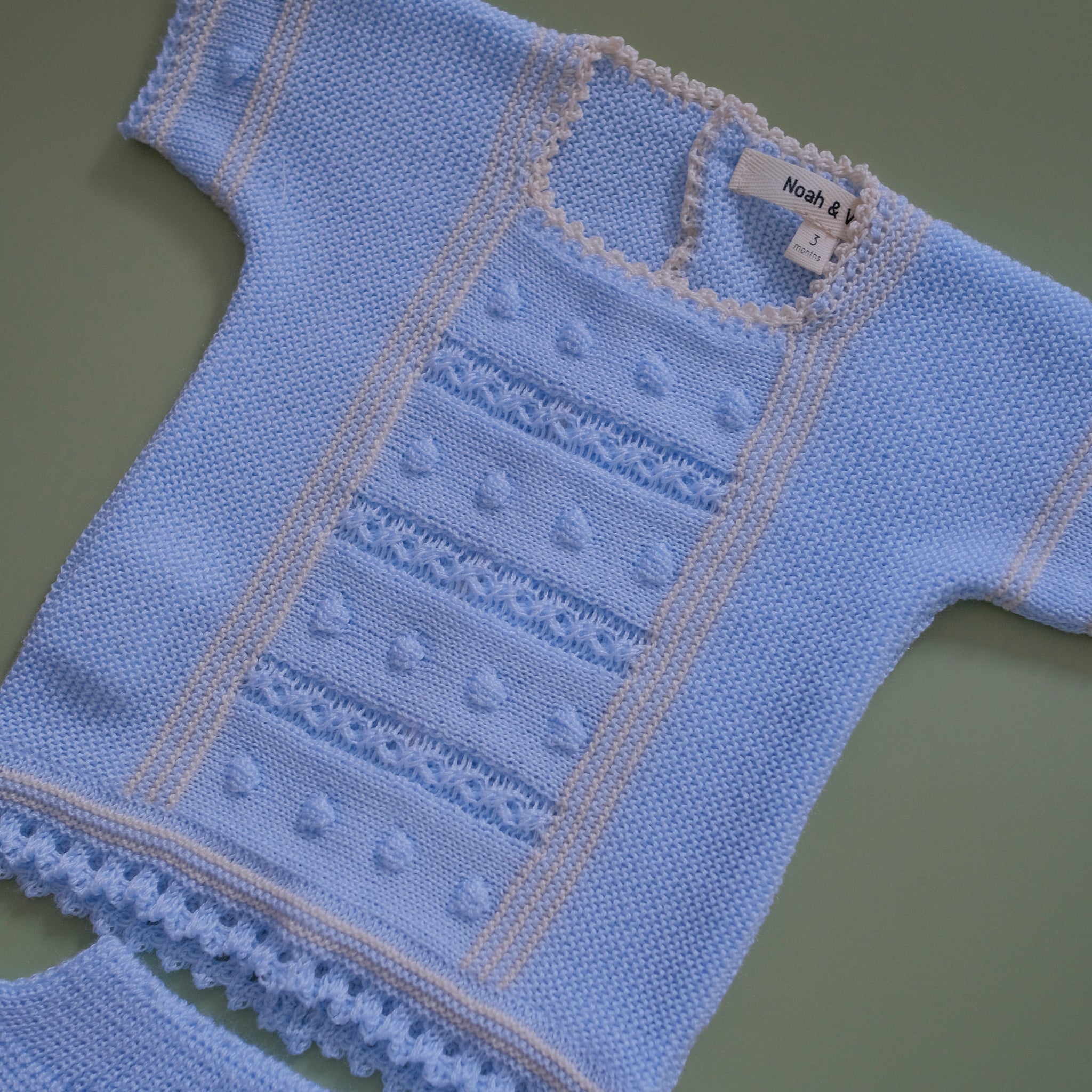 Blue Knitted Set