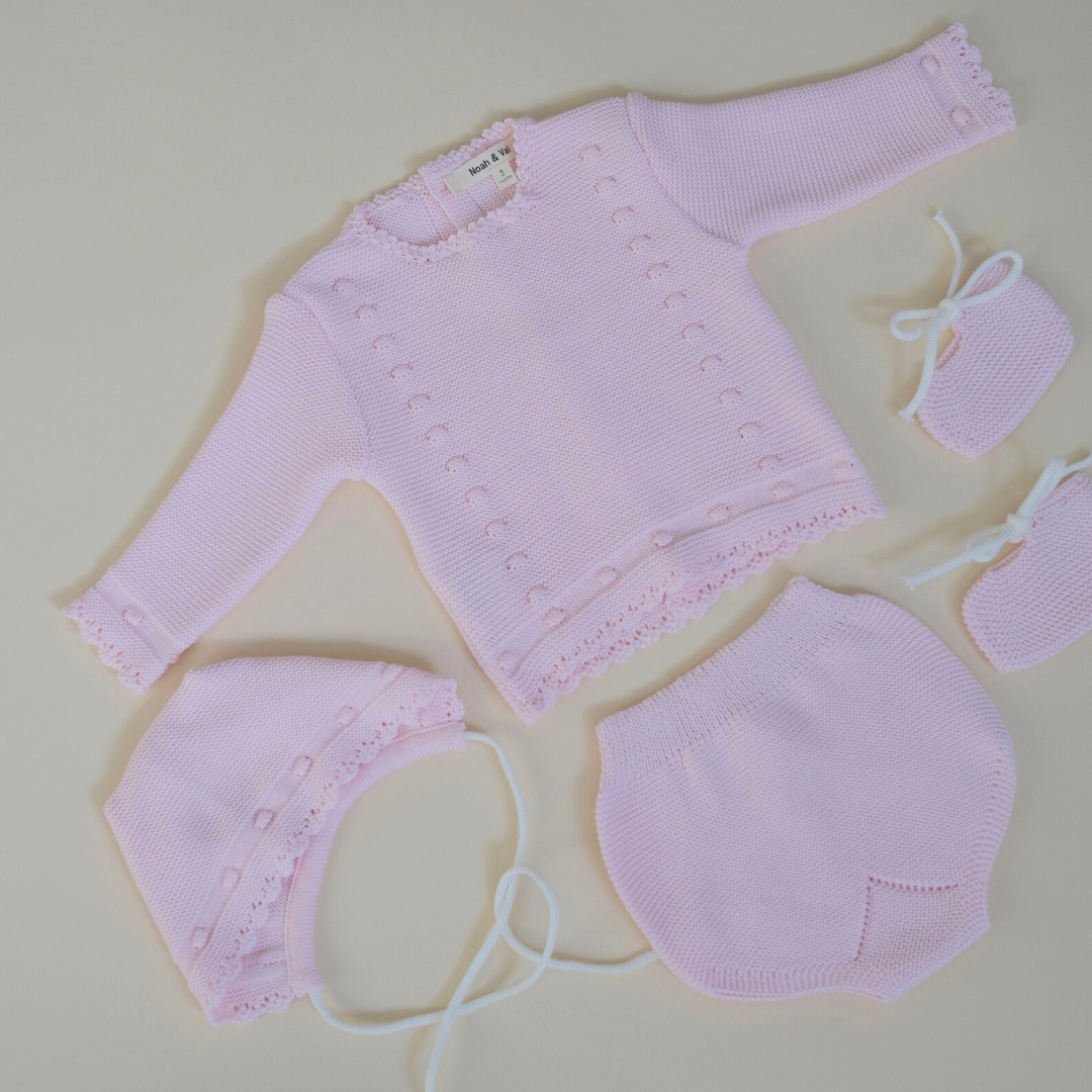 Pink Knitted Set