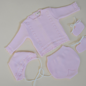 Pink Knitted Set