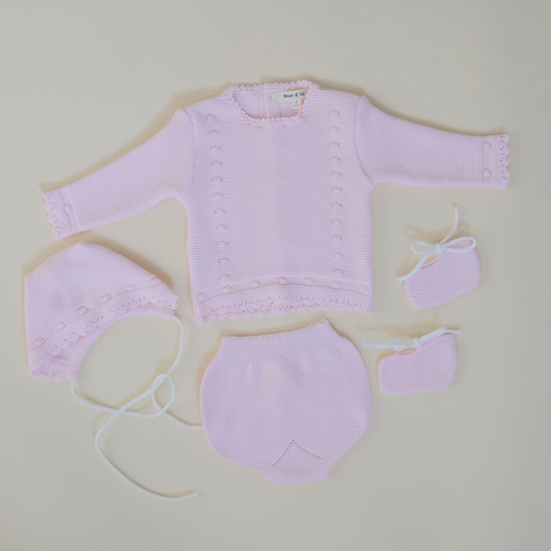 Pink Knitted Set