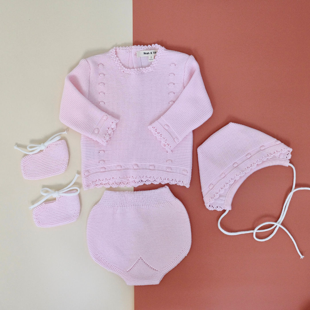 Pink Knitted Set