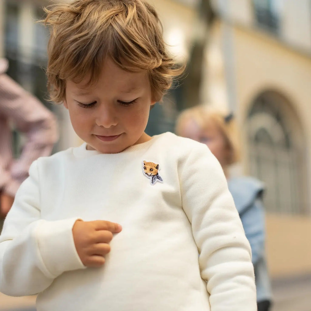 GRIMAUD Sweatshirt with milk embroidery