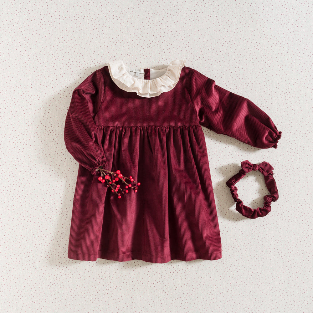 Burgundy Elle Dress