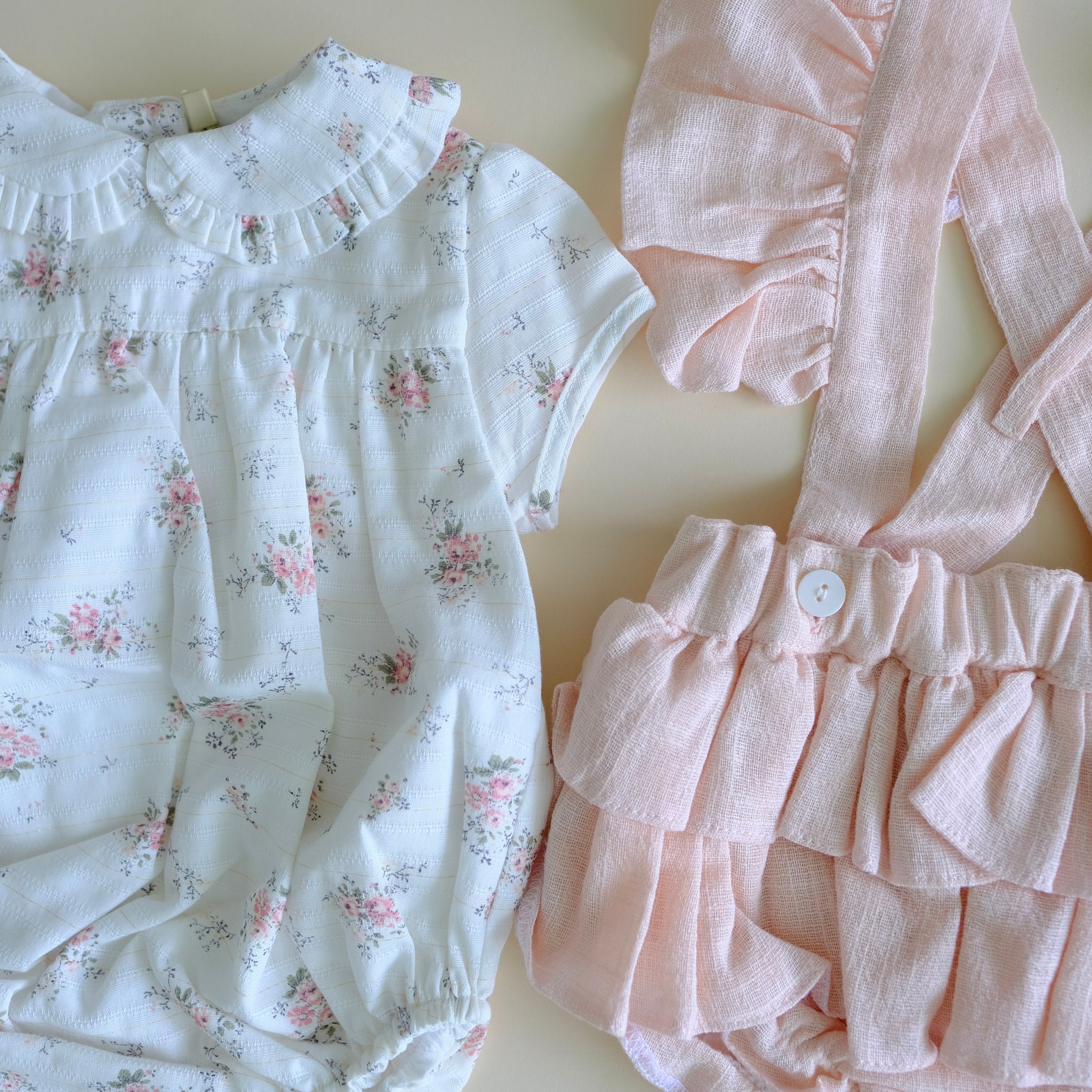 Pink Rustic Gauze Shorties