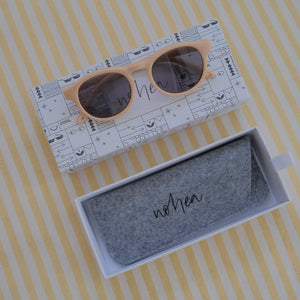 Retro Sun Kids Polarized Sunglasses  - Pink Lemonade