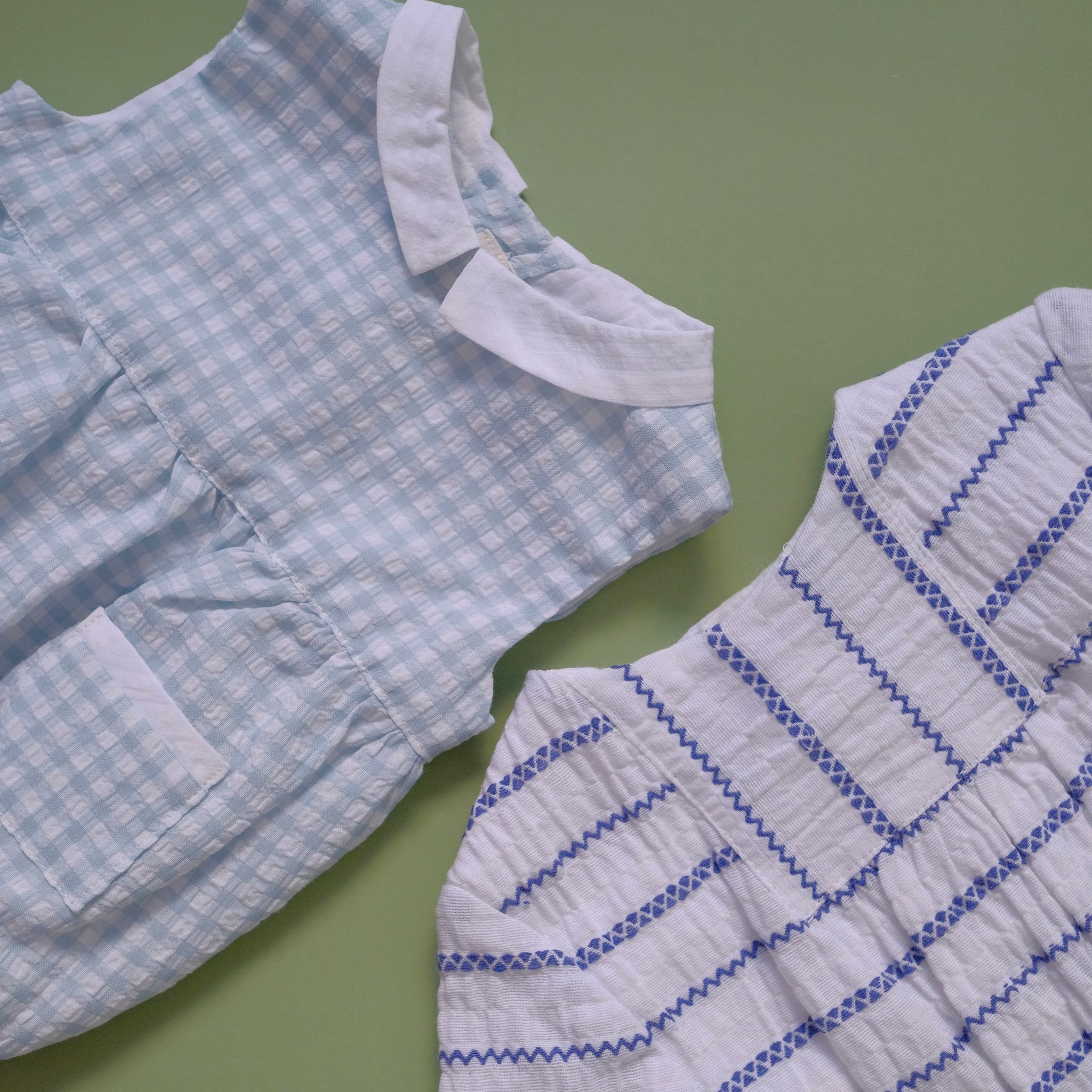 Gingham Romper