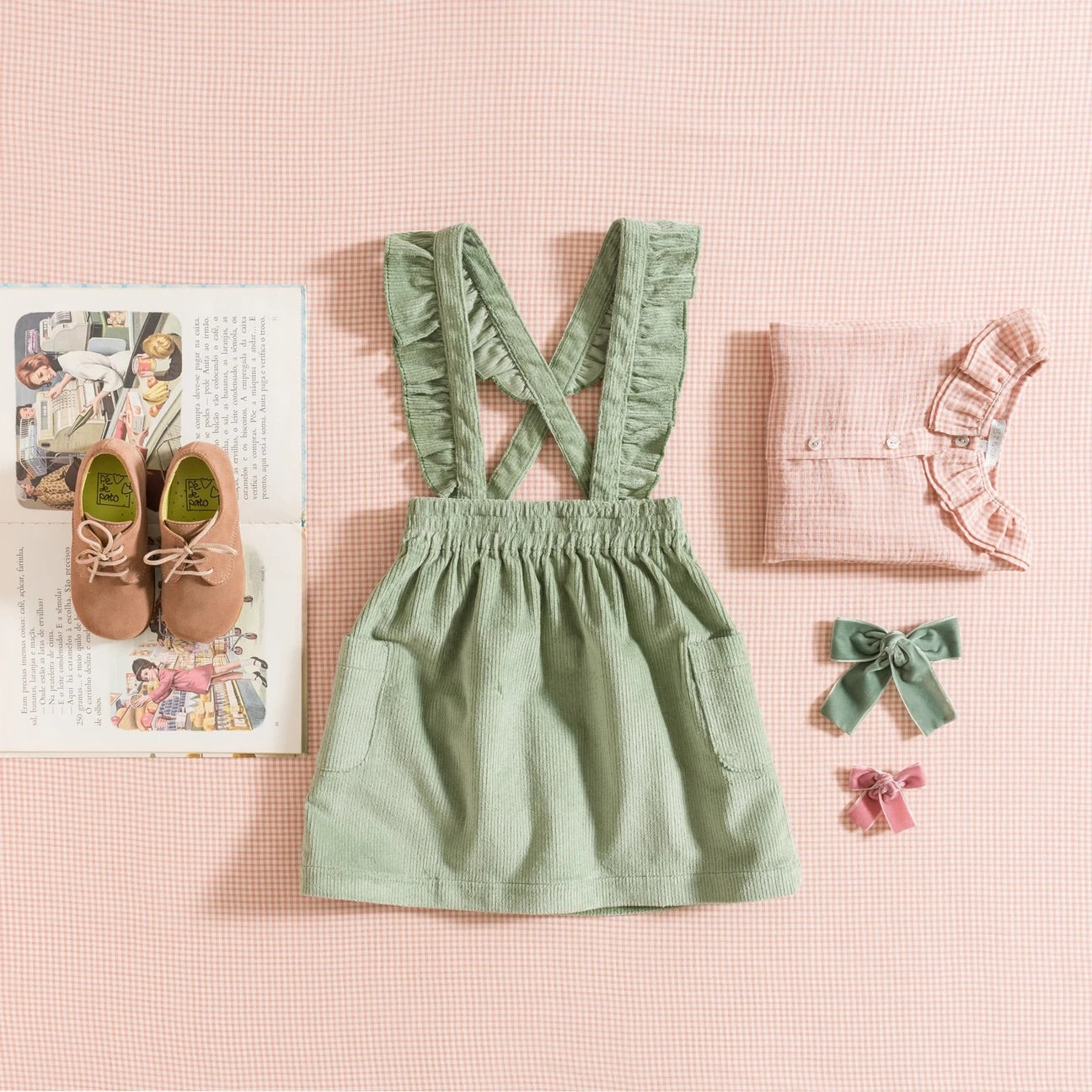 Rose Vichy Blouse Gingham