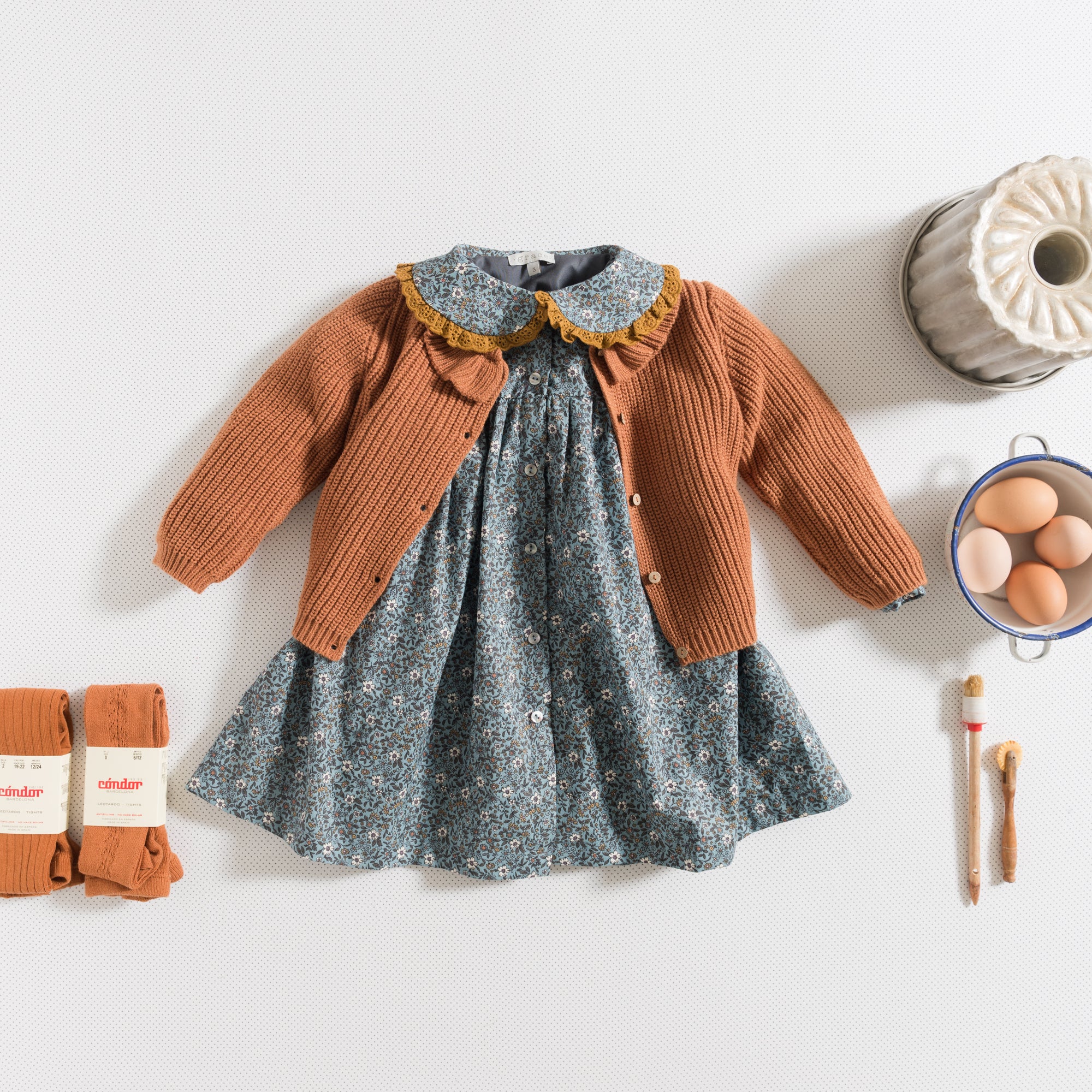 Duck Blue Flowers Dress