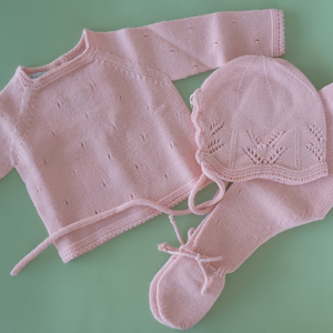 pink Knitted Set